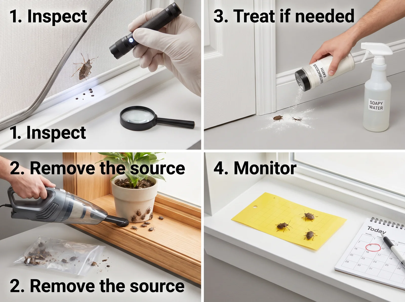 Stink Bug — step-by-step removal plan